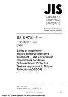 JIS B 9704-3:2004 PDF - Lastest Technical Information